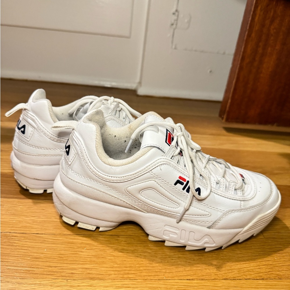 Fila white dad daddy sneakers chunky